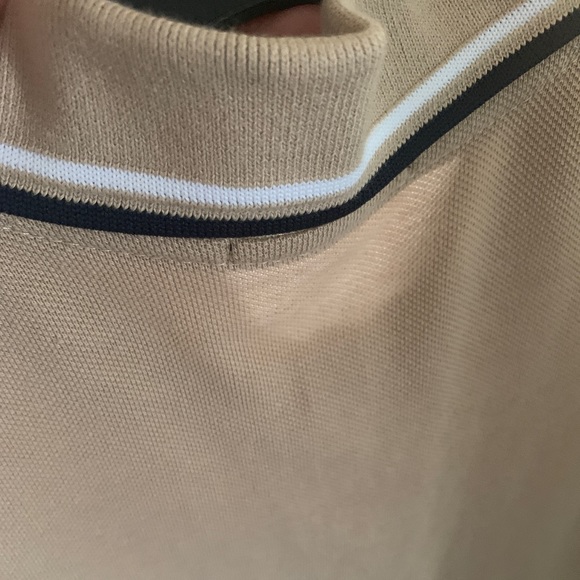 Fred Perry Polo Shirt Beige Tan 36" man - Picture 10 of 14
